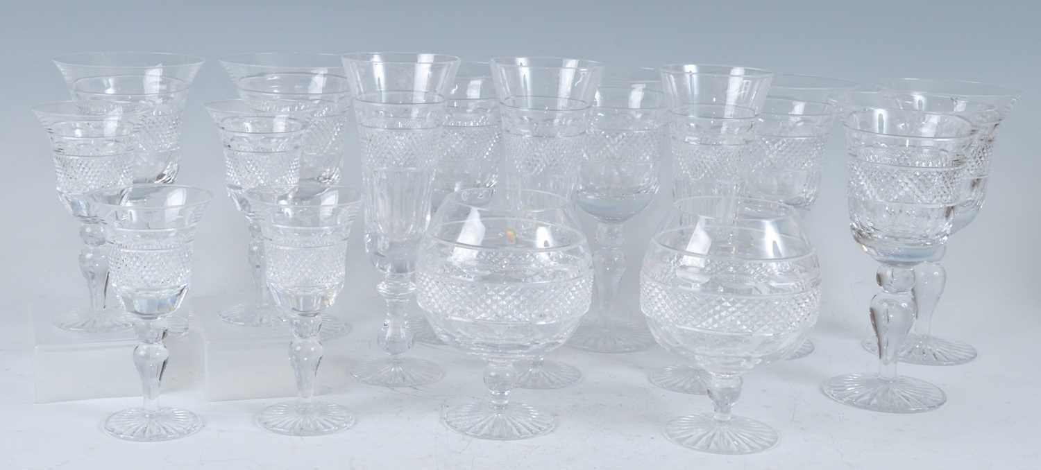 Lot 1049 - A suite of Cumbia crystal Grasmere pattern...