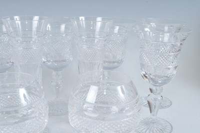 Lot 1049 - A suite of Cumbia crystal Grasmere pattern...