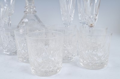 Lot 1050 - A suite of Waterford crystal Lismore pattern...