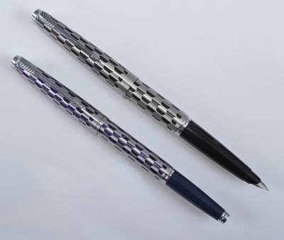 Lot 98 - Two Parker Harlequin pens, one being a Black...