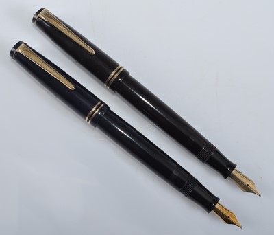 Lot 99 - Two Parker Victory fountain pens, one in deep...