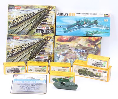 Lot 1804 - An Airfix and Revell boxed as issued military...