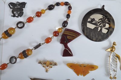 Lot 2635 - A collection of costume jewellery, to include...
