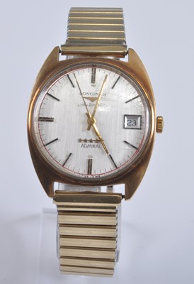 Lot 2643 - A Longines gent's 9ct gold automatic Admiral...