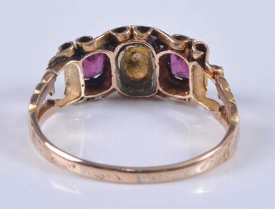 Lot 2662 - A late Victorian 15ct yellow gold, opal and...