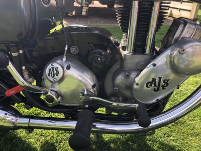 Lot 1490 - A 1957 AJS 16MS 350cc motorcycle Registration...