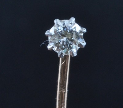 Lot 2696 - An early 20th century yellow metal diamond set...