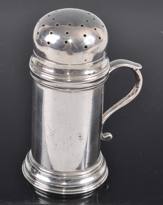 Lot 1096 - An Edwardian Britannia silver salt shaker,...