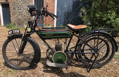 Lot 1487 - A 1921 Sparkbrook 269cc motorcycle...
