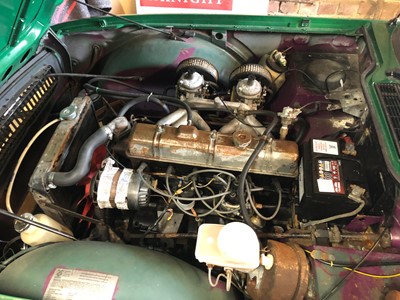 Lot 1474 - A 1973 Triumph TR6 2.5lt manual convertible...