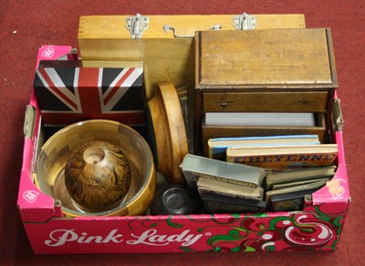 Lot 53 - A box of miscellaneous items, to include...