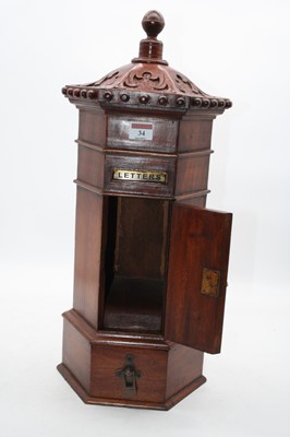 Lot 34 - A Victorian style country house type pillarbox...