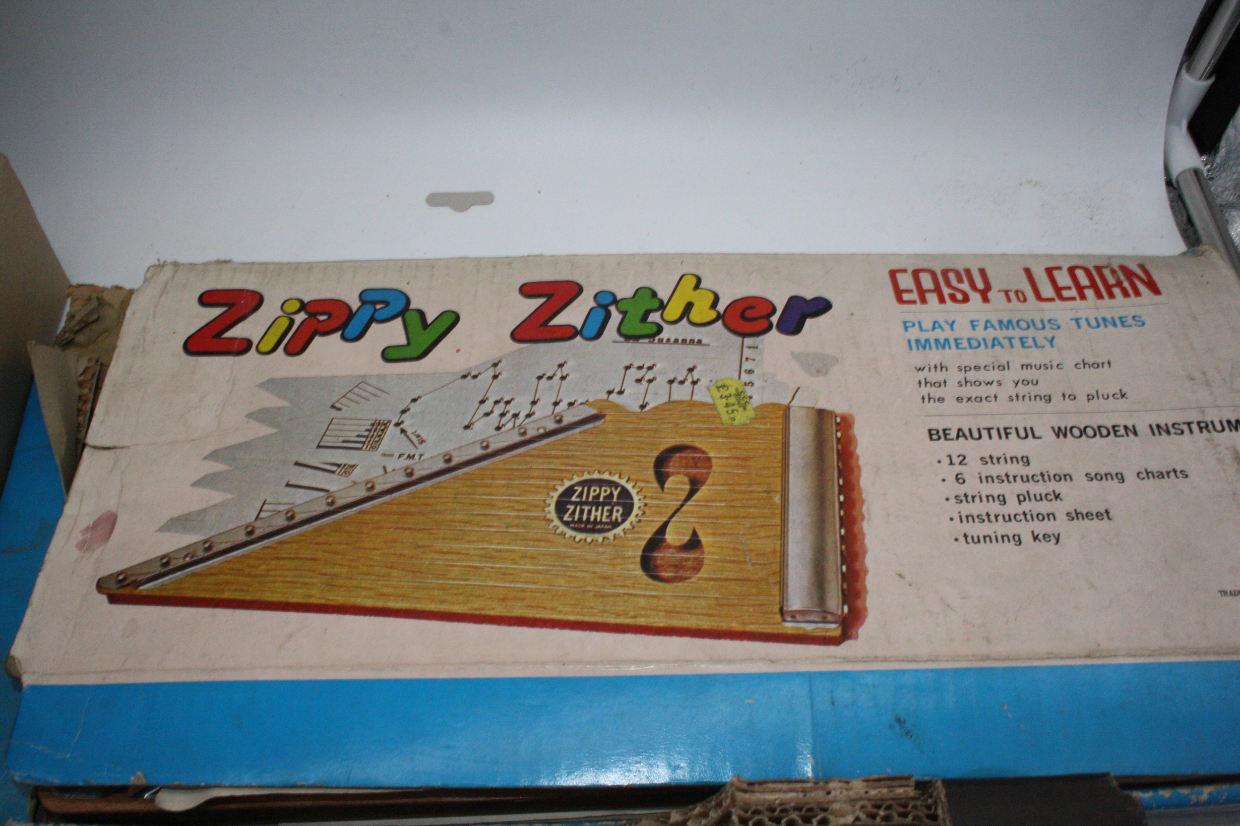 Zippy zither store tuning