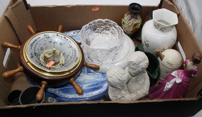 Lot 44 - A box of miscellaneous items to include a...