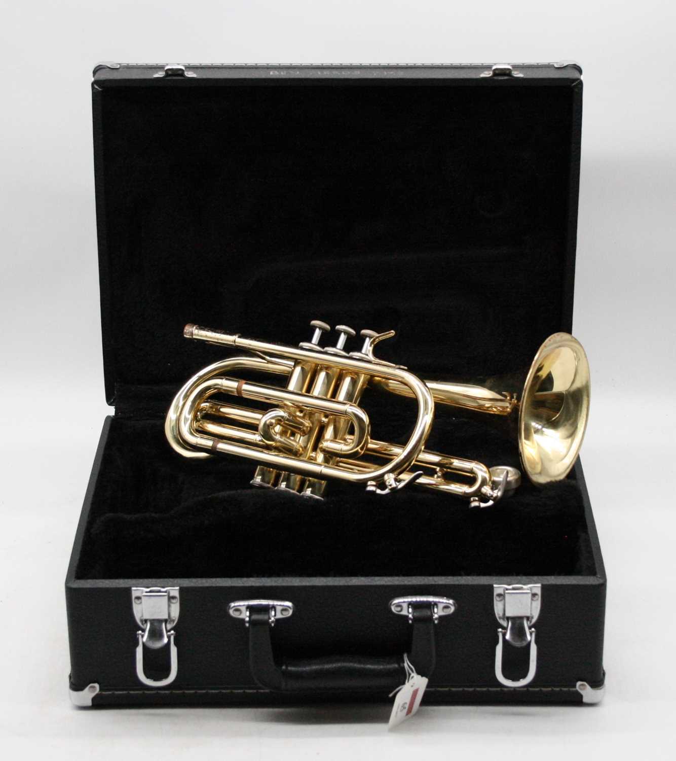Lot 65 - A Sonata brass cornet in fitted travel case