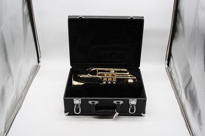 Lot 65 - A Sonata brass cornet in fitted travel case