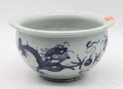 Lot 104 - A Chinese stoneware bowl, of squat circular...