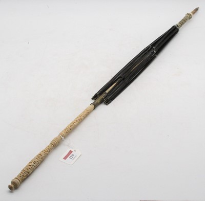 Lot 129 - A 19th century parasol, the Chinese Canton...