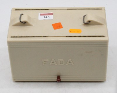 Lot 145 - A Fada radio, model P80 Portable...