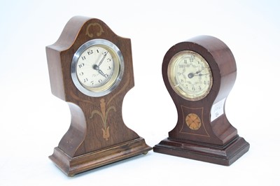 Lot 184 - An early 20th century mahogany mantel clock, h....