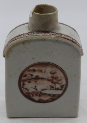 Lot 196 - An 18th century Chinese export porcelain tea...