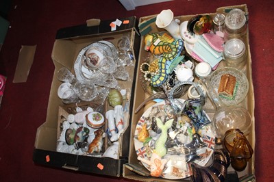 Lot 162 - Two boxes of miscellaneous items to include...