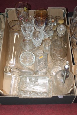 Lot 169 - Three boxes of miscellaneous glassware to...