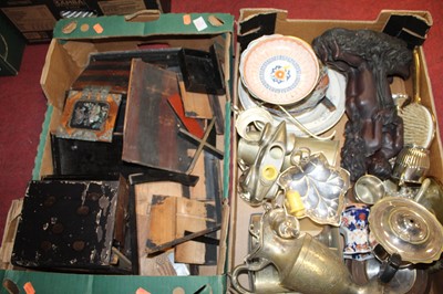 Lot 171 - Two boxes of miscellaneous items to include...