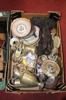 Lot 171 - Two boxes of miscellaneous items to include...