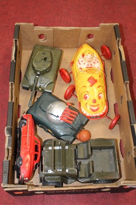 Lot 134 - A small collection of childrens toys to...