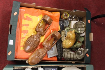 Lot 177 - Two boxes of miscellaneous items to include a...