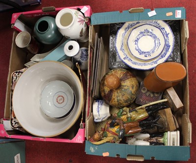 Lot 178 - Two boxes of miscellaneous items to include...