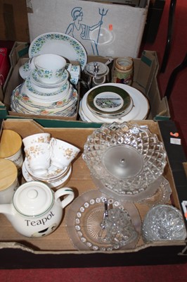 Lot 182 - Two boxes of miscellaneous items to include a...