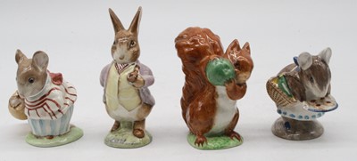 Lot 273 - A collection of four Beswick Beatrix Potter...