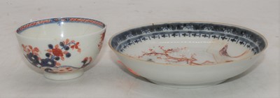 Lot 213 - An 18th century porcelain dish, depicting...