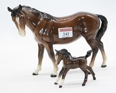 Lot 242 - A Beswick model of a mare, model No. 976,...