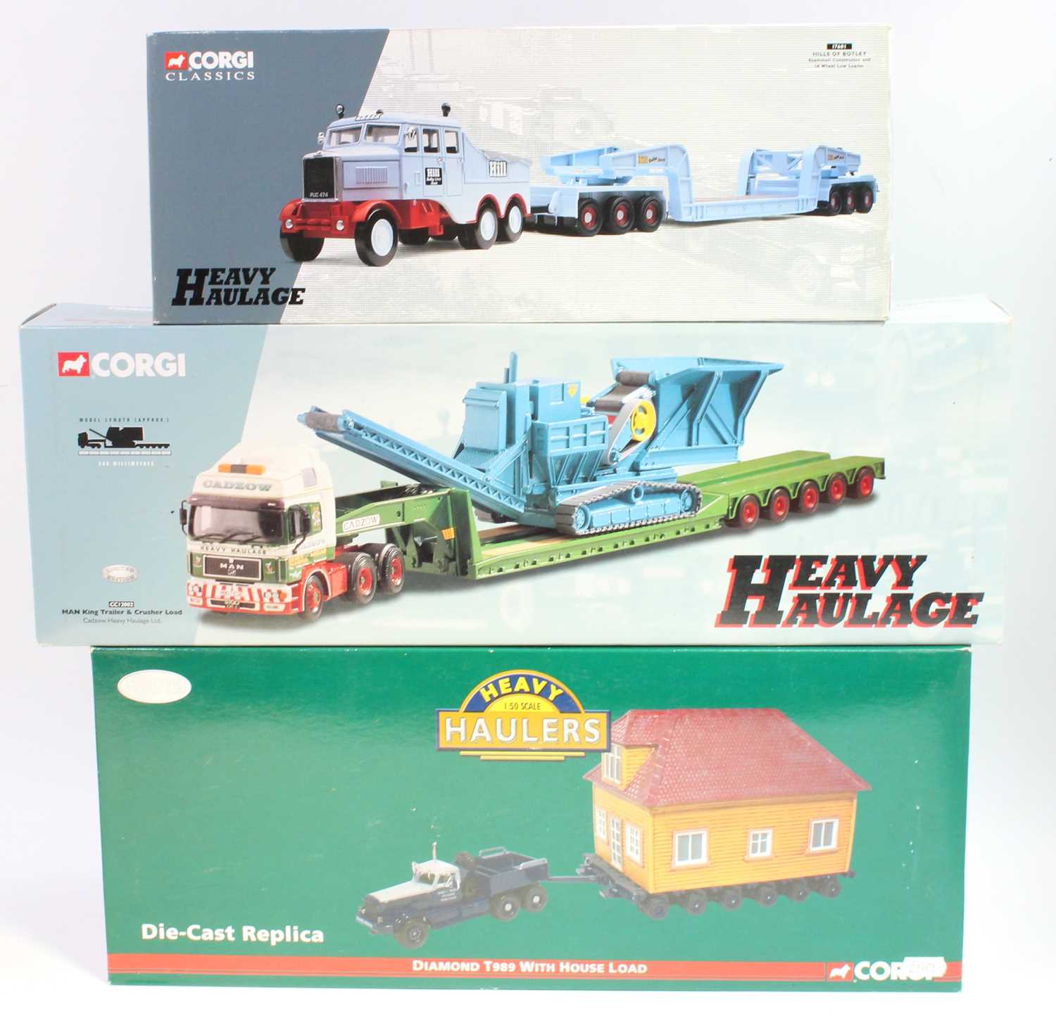 Lot 1621 - A Corgi Heavy Haulage and Heavy Haulers 1/50...