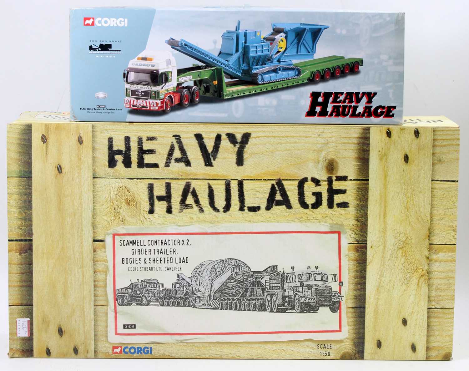 Lot 1626 - A Corgi Heavy Haulage 1/50 scale boxed road...