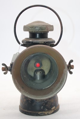 Lot 1500 - A Lucas No.720 oil-fired car side lamp, h.31cm