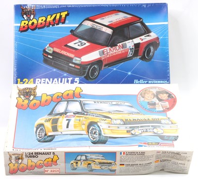 Lot 1258 - Heller/Humbrol 1.24 scale plastic kits, 3201...