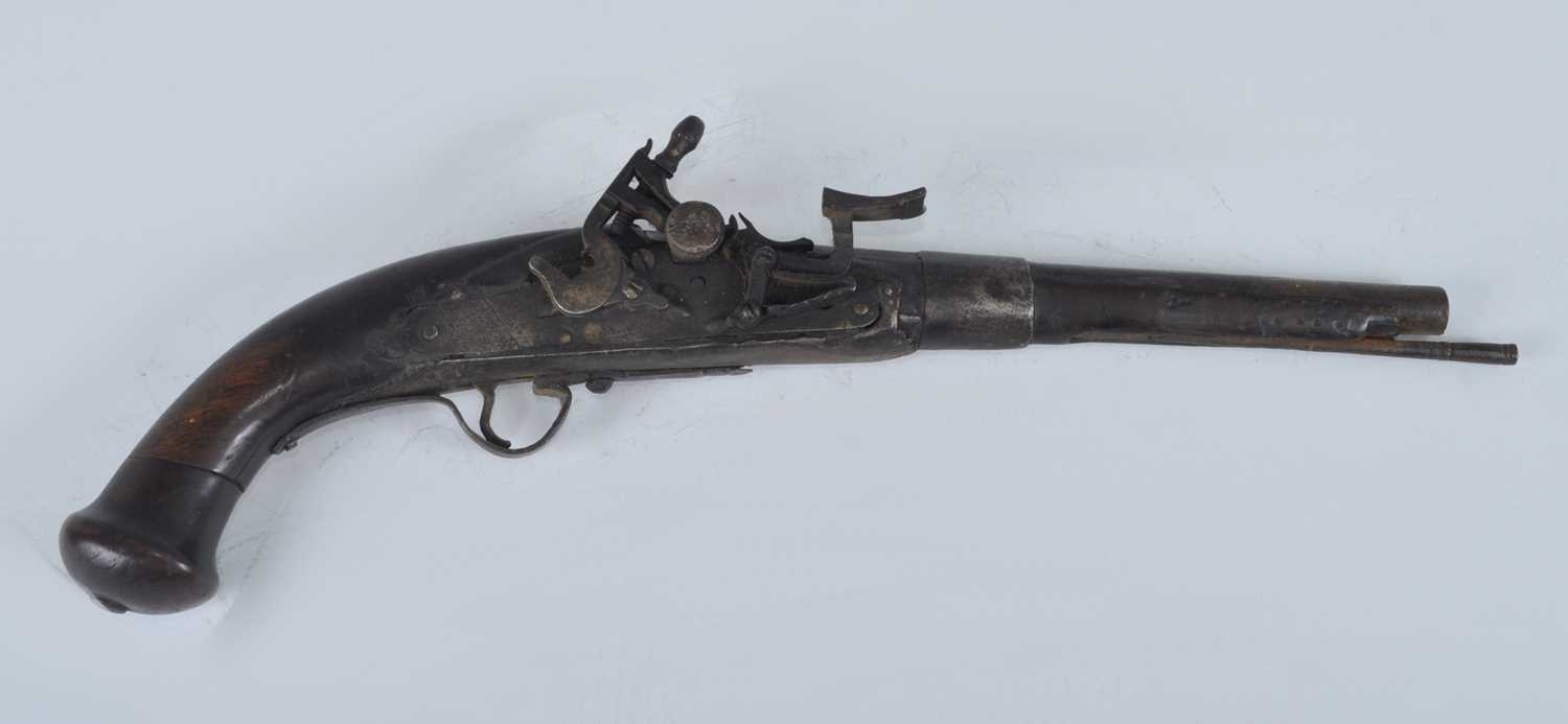 Lot 249 - An antique pistol, 17th century North European...
