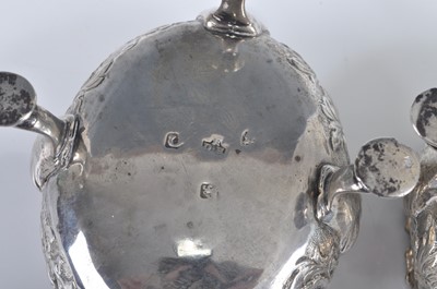 Lot 1070 - A pair of George III silver table salts, of...