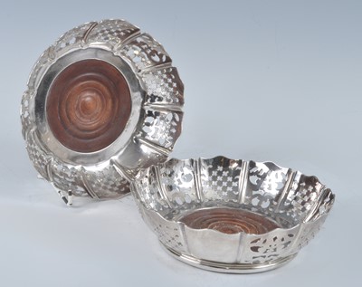 Lot 1095 - A pair of probably Victorian pierced...