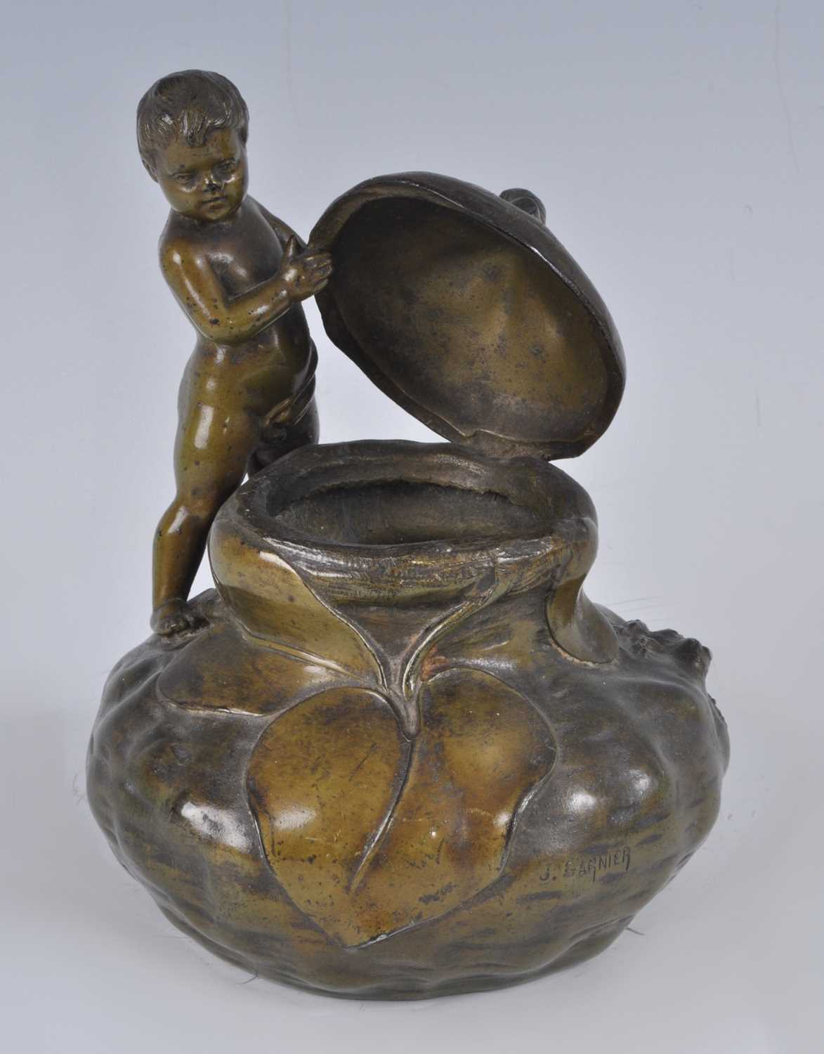 Lot 296 - Jean Garnier (1853-1910) - an Art Nouveau...
