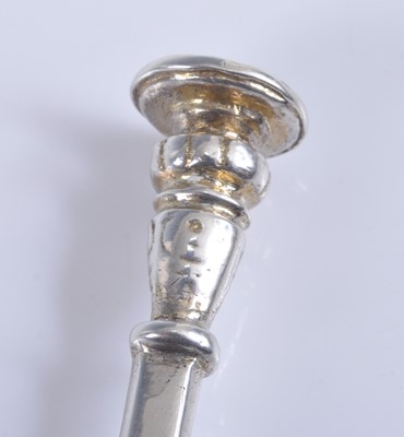 Lot 1057 - A Charles I silver seal-top spoon, of typical...