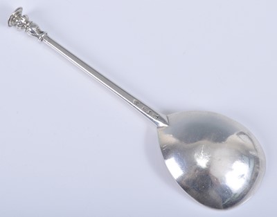 Lot 1055 - A Elizabeth I silver seal-top spoon, of...