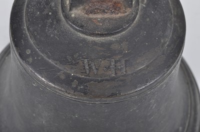 Lot 45 - A WW I period bronze scramble bell, of typical...