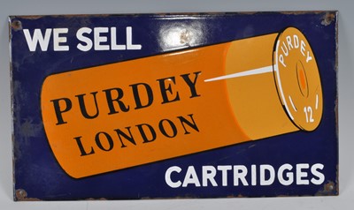 Lot 314 - A 20th century enamel shopkeepers advertising...