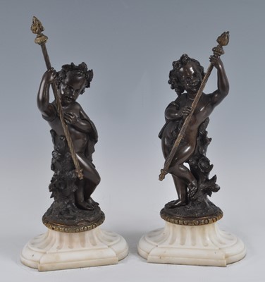 Lot 1235 - After Claude Michel Clodion - A pair of French...