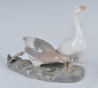 Lot 73 - A Royal Copenhagen glazed porcelain model of...